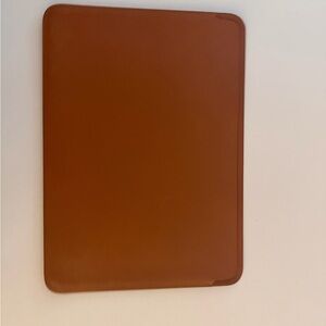 Apple laptop 15 leather case brown